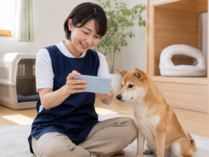 写真や動画でお預かり中の様子をご報告